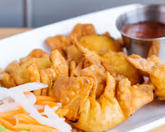 VEGETARIAN FRIED WONTONS image